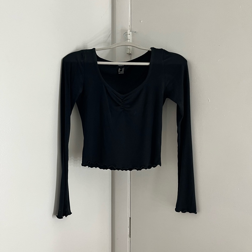 Cute black long sleeve shirt